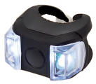 ART.FA 72 N Fanalino in Silicone RING ant. 2Led 3 funz. Nero(batt.incl.)